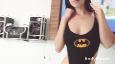 I fucked Batgirl! Hardcore blowjob and playful sex in cosplay