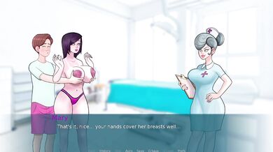 After Massaging His Stepmom's Tits In The Hospital, His Dick Got Hard, and The Nurse Helped Him Cum In Front Of Her(18+) - New Update Part4