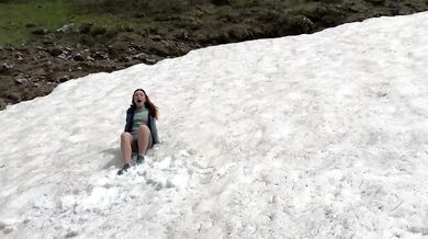 Hiking Adventure Ended With Hard Fuck! Risky Outdoor Sex Under the Sky! ROAD TRIP PART2