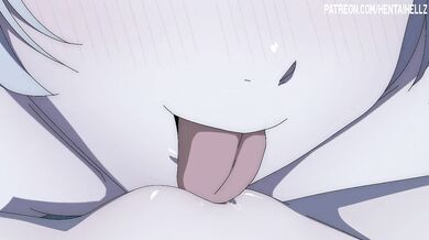 Freiren cast a spell for a huge cock and fucked Aura, filling her tight pussy with cum