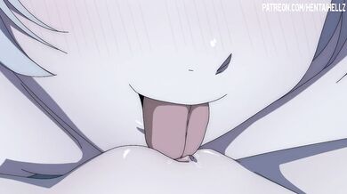 Freiren cast a spell for a huge cock and fucked Aura, filling her tight pussy with cum