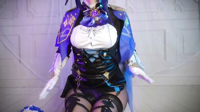 Clorinde Cosplay - Big Boobs, Tight Nylon Stockings, Sensual jiggles, Big Ass & feet for you