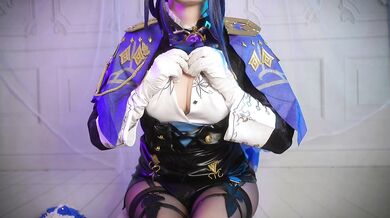 Clorinde Cosplay - Big Boobs, Tight Nylon Stockings, Sensual jiggles, Big Ass & feet for you