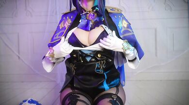 Clorinde Cosplay - Big Boobs, Tight Nylon Stockings, Sensual jiggles, Big Ass & feet for you