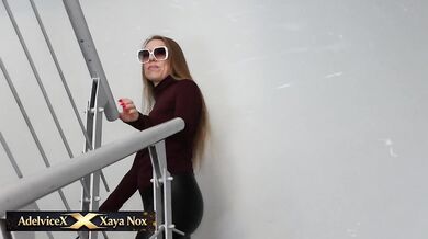 Xaya Nox Redhead MILF: I Cheated my Husband with Neighbor on Stairs by AdelviceX
