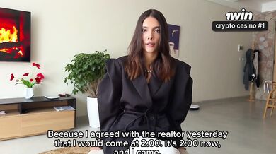 A sexy stranger came out on top in a dispute over an apartment rental