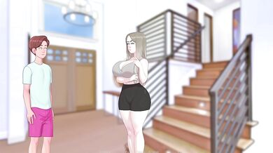 His Best Friend's Mom Saw His Huge Dick While He Was Stroking It In The Bathroom and Helped Him To Cum(18+) - New Update Part5