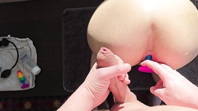 POV analplay submissive teen