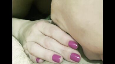 Real female orgasm comes after strong fuck