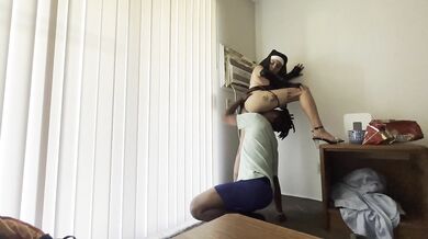 Latina FUCKED in Nun Costume