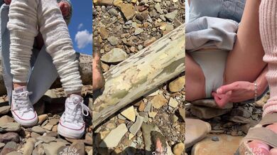 Wetting My Panties A Lot of Times at the River in Public - Come Hang Out & Play with Me