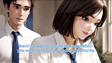 The secretary is provoked and receives an anal lesson from her boss / subtitled / ASMR