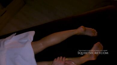 Foot Massage Leads to Shy Teen's First Big Squirt!