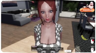 (P1) Master of Seduction | Old Man Left Me a Villa with Busty Housemaid... Jackpot!