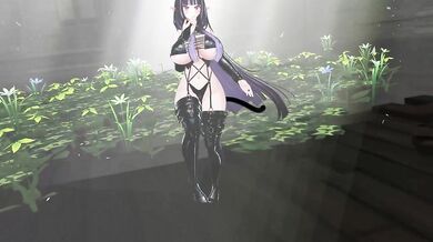 Latata Hentai MMD | Elf VTuber Nude Strip Dance