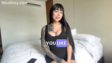 SHE LOVES TO BE SLAPPED WITH BIG DICK - Sexy Tattooed Brunette Give Nasty And Wild Blowjob and Rimjob in POV