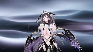 Dice MMD | Hentai Elf VTuber Outfit Change Until Naked