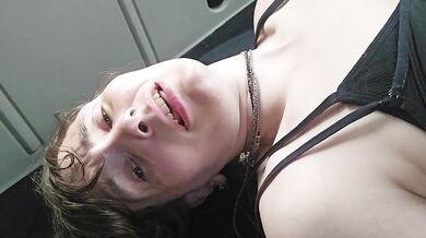 Dildo riding in vehicle