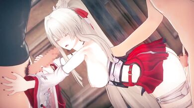 【鳴潮】緋雪が複数人の男達と乱交セックスする3Dエロアニメーション(めいちょう ひゆき Wuthering Waves Hiyuki gangbang.绯雪 群交