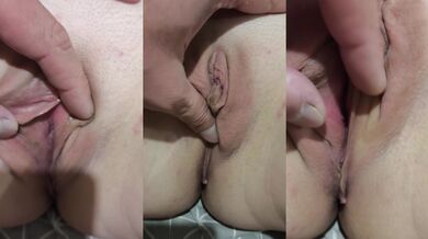 ShellyClark2 fists cock deep in tight pussy