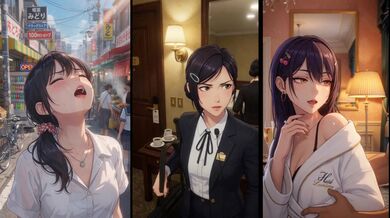 [AI Anime] A world where you can have sex with anyone, anywhere