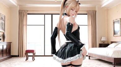 Marie Rose and Honoka Lick Tight Pussies Then Share Coach’s Huge Dick - AI GENERATED
