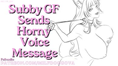 Subby Horny GF Sends You a Masturbation Audio