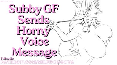 Subby Horny GF Sends You a Masturbation Audio
