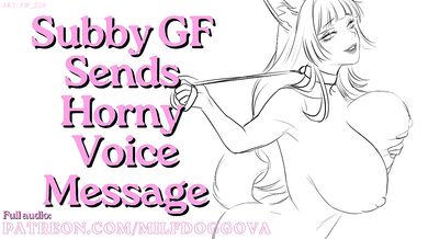 Subby Horny GF Sends You a Masturbation Audio