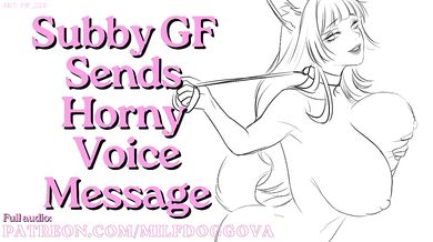 Subby Horny GF Sends You a Masturbation Audio