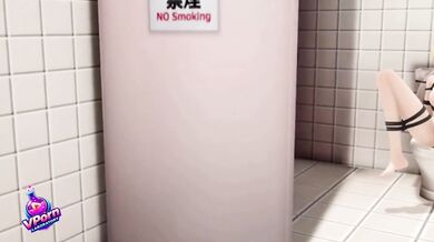 The mean women at work are punished in the bathroom: FEMDOM