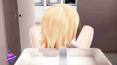 The mean women at work are punished in the bathroom: FEMDOM
