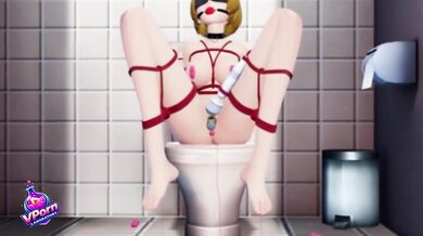 The mean women at work are punished in the bathroom: FEMDOM