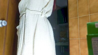 My best friend is waiting for me in the bathroom to surprise me