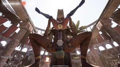 The Ancient Secret Statue Woke Up and Started Dominating Lara in a Rhythmic Motion – 3D Hentai Game