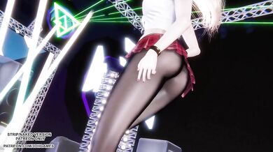 [MMD] I Ren - Butt - Ahri Sexy Kpop Dance League of Legends Hentai Uncensored 4K 60FPS