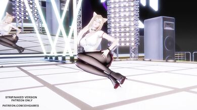 [MMD] I Ren - Butt - Ahri Sexy Kpop Dance League of Legends Hentai Uncensored 4K 60FPS