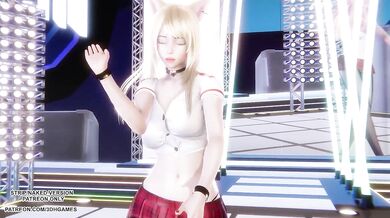 [MMD] I Ren - Butt - Ahri Sexy Kpop Dance League of Legends Hentai Uncensored 4K 60FPS