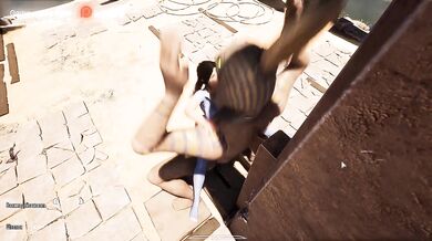 Lara Accidentally Awakened an Ancient Secret Statue That Immediately Took Control of Her – 3D Hentai Game. part 2
