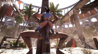 Lara Accidentally Awakened an Ancient Secret Statue That Immediately Took Control of Her – 3D Hentai Game. part 2