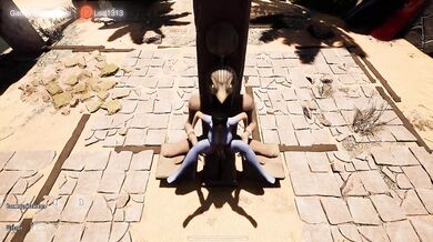 The Ancient Secret Statue Woke Up and Started Dominating Lara in a Rhythmic Motion – 3D Hentai Game. part 2