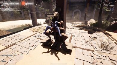 The Ancient Secret Statue Woke Up and Started Dominating Lara in a Rhythmic Motion – 3D Hentai Game. part 2