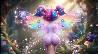 A tiny forest fairy is obsessed with my dick