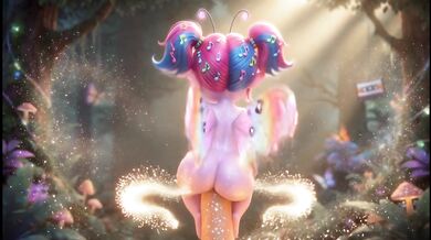 A tiny forest fairy is obsessed with my dick