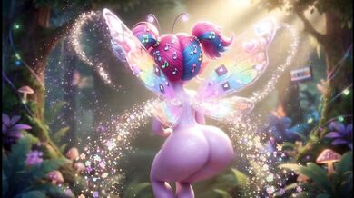 A tiny forest fairy is obsessed with my dick