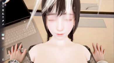 女神のような人妻に中出ししたあと、淫靡な制服プレイ