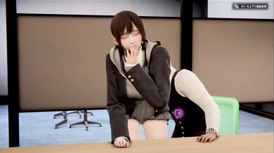 女神のような人妻に中出ししたあと、淫靡な制服プレイ