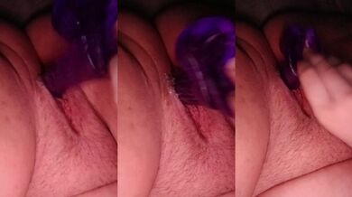 BBW PAWG solo dildo play