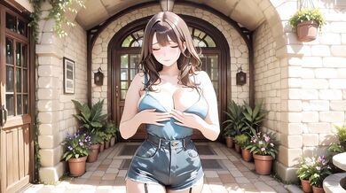Black Stockings Legs Spread Wide! Blue Goddess Cowgirl Rides Passionately Until Legs Shake