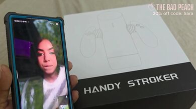 He finally video-called me from his car after I begged him so much.